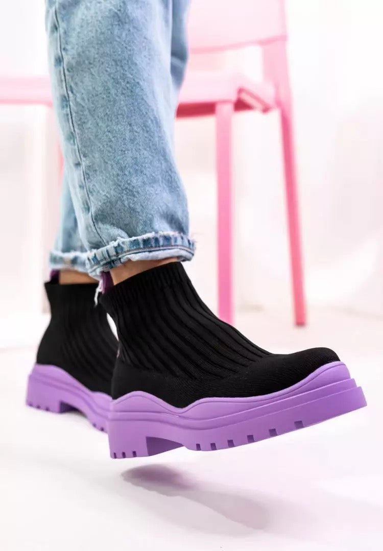 Wavy Sock Boot